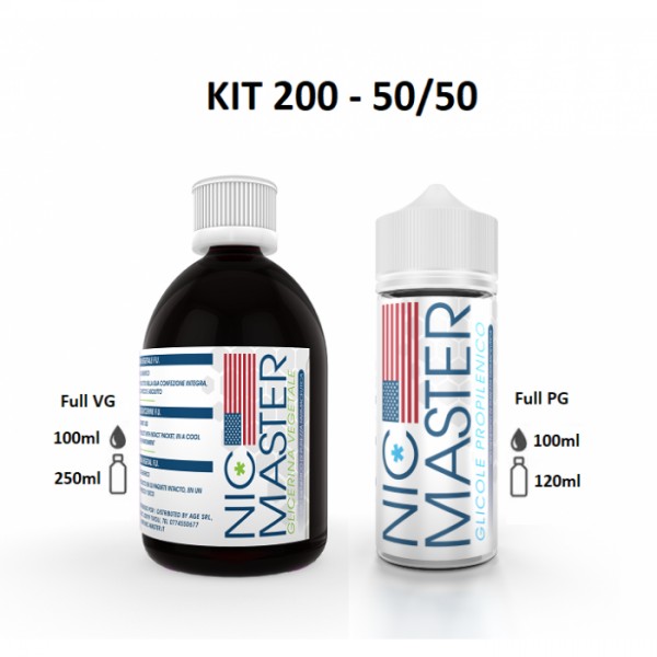 Kit 200 - 50/50 Nic Master